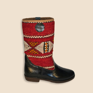 PEPA Kelim Boots Zwart Hoog