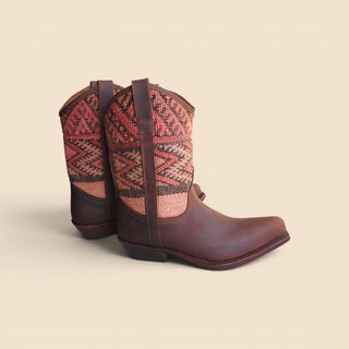 Pair of custom made Kilim Boots