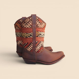 Vintage Kelim Boots Western